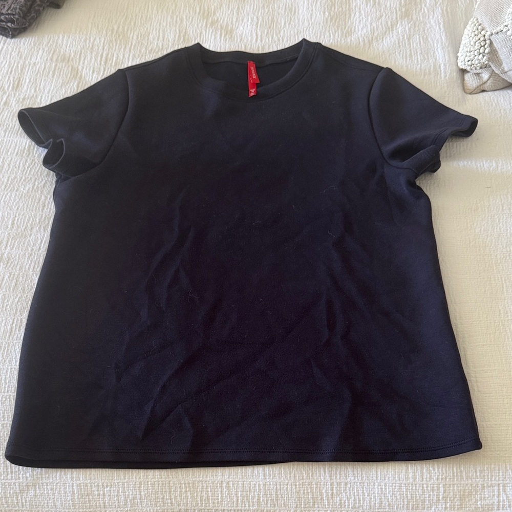 Navy Spanx Air Essentials Tee